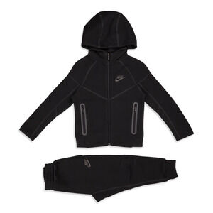 Nike Little Kids Tech Fleece Full-Zip Set in Black Size: 6